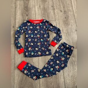 Disney carters Kids Pajamas with Red and Blue Design used in good condition